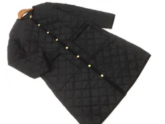 Traditional Weatherwear トラディショナル ウェザーウェア ARKLEY LONG キルティング コート size34/黒ｘ濃紺 ◇■◎レディース