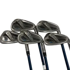 【中古】 テーラーメイド SIM2 MAX・OS  5S アイアンセット IR TENSEI BLUE TM60(SIM2 IR) (フレックスS) メンズ 男性用 右利き 右用 Dランク ゴルフクラブ