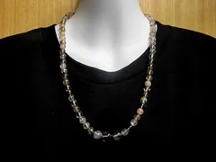 天然石 ルチルクォーツ(針水晶)ネックレス　　250720671