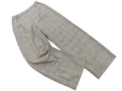 BEAUTY & YOUTH ビューティ&ユース ユナイテッドアローズ グレンチェック ワイド パンツ sizeL/白ｘ黒 ◇■ レディース