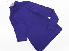 M-PREMIER エムプルミエ ウール混 タートルネック ニット セーター size36/青 ◇■ レディース