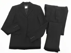 INDIVI インディヴィ ウール混 セットアップ ジャケット パンツ スーツ size38/黒 ◇■ レディース