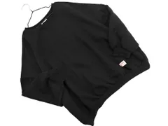 Java ジャバ Classical Elf クラシカルエルフ 裏起毛 ワイド幅 トレーナー スウェット sizeL/黒 ◇■ レディース