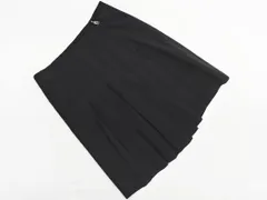 Max Mara マックスマーラ WEEKEND LINE ウール100% タック プリーツ 巻き ラップ スカート size36/黒 ◇■ レディース