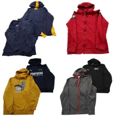 古着卸 まとめ売り スポーツブランドMIX スウェット 7枚セット (メンズ M /L ) アンダーアーマー プーマ ジョーダン 中古 古着 ND1897