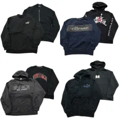 古着卸 まとめ売り スポーツブランドMIX スウェット 8枚セット (メンズ M ) エレッセ プーマ アンダーアーマー ジョーダン 中古古着 ND1891