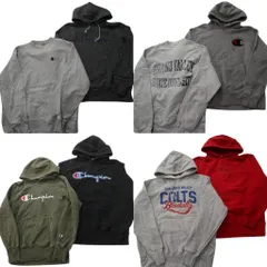 古着卸 まとめ売り チャンピオン Champion リバースウィーブ スウェット 8枚セット (メンズ L ) フーディー カレッジ風 中古 古着 ND1963