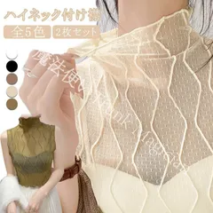 【送料無料】秋冬 レース メッシュ ノースリーブ 重ね着 タートルネック 2枚セット！つけ襟 ハイネック 偽の襟 付け襟 セクシー シアー レディース インナー チラ見せ タンクトップ レイヤード おしゃれ トッ CZH1224P1422