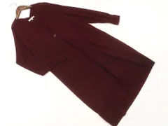 GLOBAL WORK グローバルワーク Vネック ロング カーディガン sizeM/ボルドー ◇■ レディース