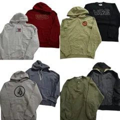 古着卸 まとめ売り ブランドMIX スウェット 8枚セット (メンズ XL ) アメリカンイーグル ラルフローレン VANS 中古 古着 ND1984