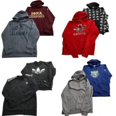 古着卸 まとめ売り アディダス adidas スウェット 8枚セット (メンズ L ) オリジナルス クルーネック トレフォイル 中古 古着 ND1942