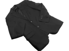 YUKI TORII ユキトリイ HOMME ウール混 ストライプ テーラード ジャケット sizeA6/黒 ◇■ メンズ