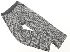 niko and ニコ アンド 総柄 ニット パンツ sizeM/グレーｘ黒 ◇■ レディース