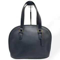 極美品　COACH オールドコーチ　ハンドバッグ　9958 USA製 ネイビー