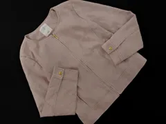 VIS ビス フェイクスエード ノーカラー ジャケット sizeM/ピンク ◇■ レディース