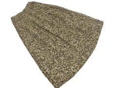 FREE'S MART フリーズマート 総柄 プリーツ スカート sizeＦＲ/カーキｘ黒 ■■ レディース