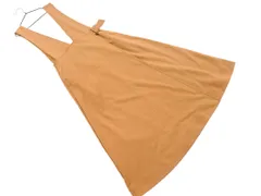 GLOBAL WORK グローバルワーク ラップ風 ジャンパー スカート sizeM/茶 ■■ レディース