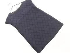 K.T. キヨコタカセ ウール混 ニット 切替 カットソー size11/紺 ◇■ レディース