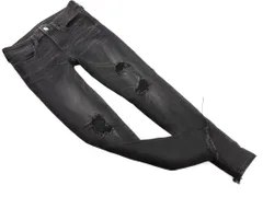 AMERICAN EAGLE アメリカンイーグル ダメージ加工 ストレッチ スキニー パンツ size4/黒 ■■ レディース