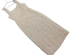 LIMITLESS LUXURY リミットレスラグジュアリー チェック ワンピース size36/黒x白 ◇■ レディース