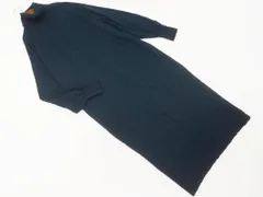 SLY スライ ハイネック ロング ニット ワンピース sizeF/紺 ◇■ レディース