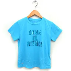 ナイキ NIKE 国内正規品 DRI-FIT クルーネック カットソー Tシャツ スパンコール 英字 コットン混 半袖 L ライトブルー /NT20
