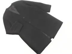 GLOBAL WORK グローバルワーク ウール混 Vネック ノーカラー コート sizeM/黒 ◇■ レディース