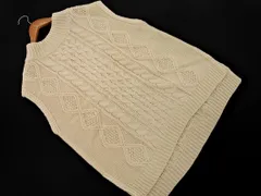 新品 SM2 サマンサモスモス ハイネック ニット ベスト sizeF/アイボリー ◇■ レディース