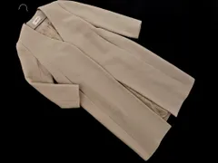 FRAY I.D フレイアイディー ウール混 ノーカラー コート size0/アイボリー ◇■ レディース