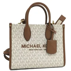 MICHAEL KORS 2WAYハンドバッグ PVC ホワイト