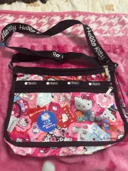 ハローキティ クロスバック 旅行カバン ギャル 新品 レスポートサック