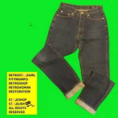 1545ウォッシュデニム ズボン ヴィンテージデニムショップ 時デニム ヴィンテージデニム ライトブルー インディゴストレート