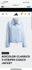 アディダス クラシック アディカラー 3S コーチジャケット