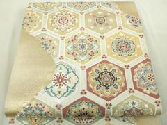 平和屋着物○六通柄袋帯 荒磯錦文 金銀糸 正絹 逸品 CAAT0849hy - メルカリ