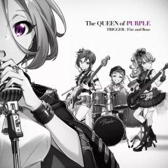 [중고] 게임 뮤직 CD The QUEEN of PURPLE / TRIGGER/Fire and Rose [첫회 한정판] ~앱 [Tokyo 7th 시스터즈]
