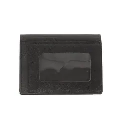 Paul Smith ポールスミス | サフィアーノレザー パスケース | MADE IN JAPAN | ブラック 黒 | ブランド ファッション 小物【メンズ】【中古】
