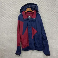 ニューバランス バイカラー ナイロン フード ウィンドブレーカー ジャケット XL M07780