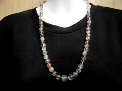 天然石 ルチルクォーツ(針水晶)ネックレス　　250720672