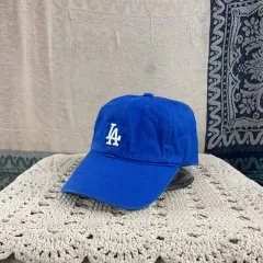MLB LAドジャース ブルー 刺繍ロゴ ベースボールキャップ