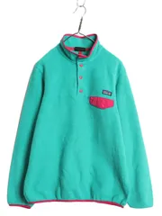 【お得なクーポン配布中!】 パタゴニア ライトウェイト シンチラ スナップT メンズ S 程 フリース プルオーバー ジャケット ブルゾン アウトドア ジャンパー ツートン