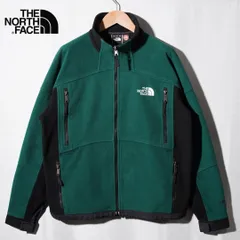 美品 ノースフェイス THE NORTH FACE ソフトシェル フリース M グリーン ブラック ロゴ刺繍 ウインドストッパー WIND STOPPER テック ストリート スポーツミックス 古着 C110