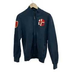 HYDROGEN(ハイドロゲン) ブルゾン サイズS メンズ - ダークネイビー×レッド×マルチ 長袖/スカル/ジップアップ/オールシーズン