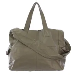 パドカレ pas de calais 2WAY トートバッグ ハンドバッグ ショルダーバッグ レザー 無地 ワンカラー グレー /BBのサムネイル