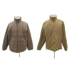 コロンビア Columbia 中綿ジャケット ブルゾンジャケット リバーシブル ミドル丈 スタンドカラー ジップアップ L 茶 ブラウン /SY58 ■GY61