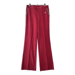 80ｓ　asics　デザインパンツ　トラック　ジャージ　レトロ　刺繍　フレア