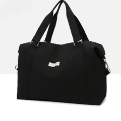 キルティング 大容量 ボストンバック軽量 2WAY ショルダー マザーズバッグ