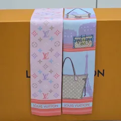 ルイヴィトン バンド スカーフ スカイライン ローズクレール M77318