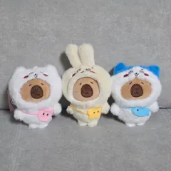 ちいかわ うさぎ ハチワレ カピバラ キーホルダー ぬいぐるみ セット