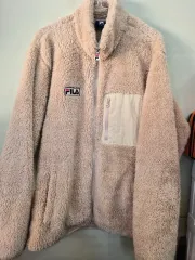 フィラ ボア フリース ジャケット アイボリー