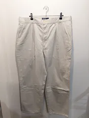 90's　初期型　Polo by Ralph Lauren　ポロバイラルフローレン　チノパン　ポロチノ　POLO CHINO　2タック　ベージュ　W38　ボックスロゴ　ボックスタグ　メキシコ製